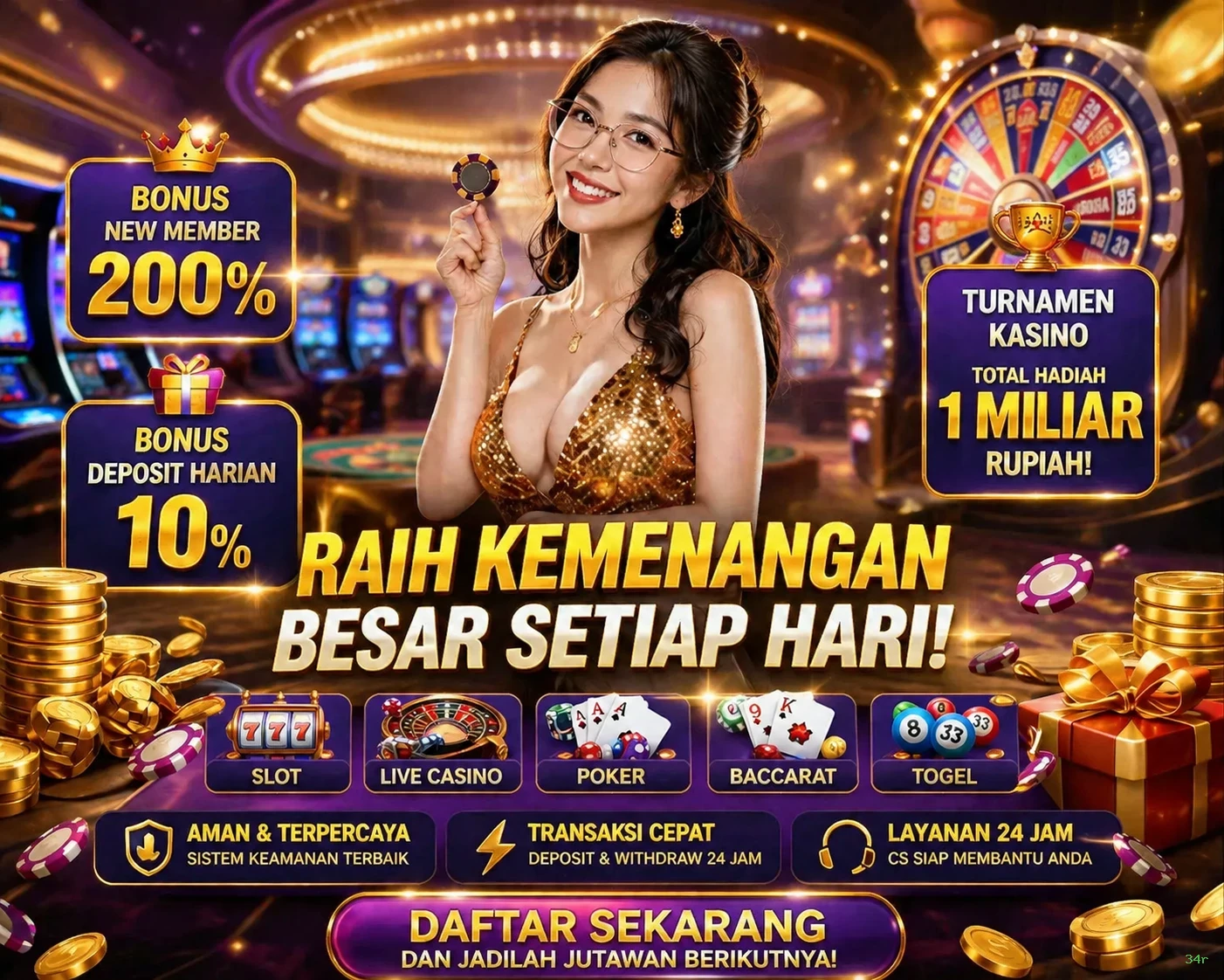 Cara Mendaftar dan Verifikasi Akun di 34r
